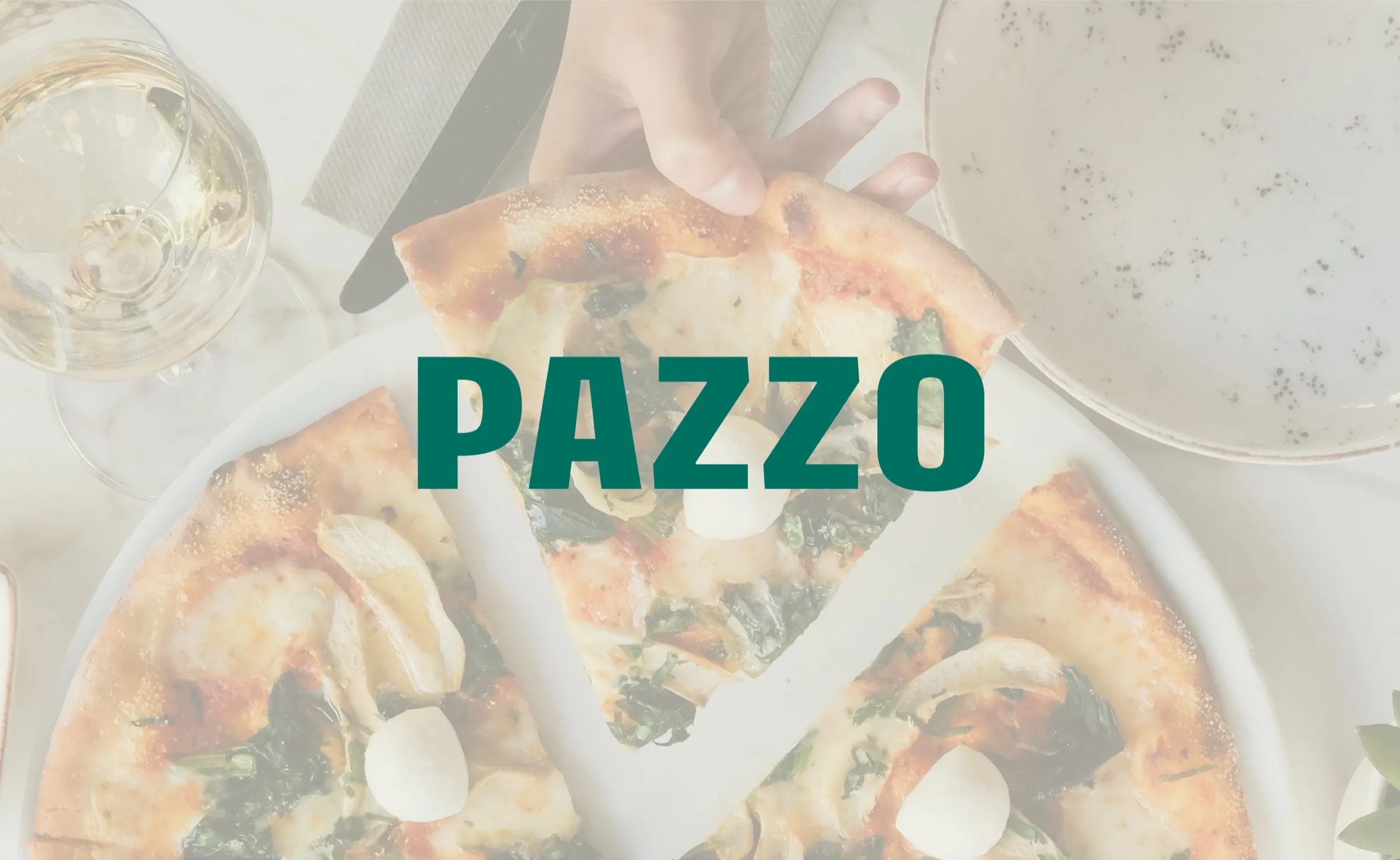 Pazzo Pizza brand identity overview