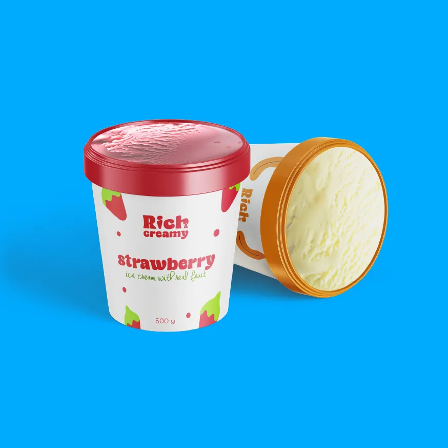 Rich & Creamy — branding work, image 1
